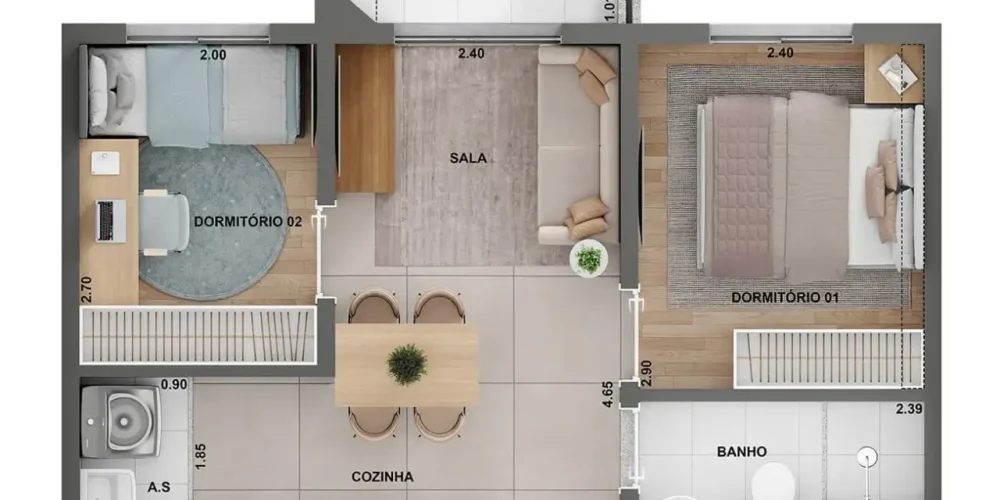 37m²