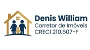 "Denis William", "Corretor de Imóveis" e "Creci 210.607-F".