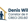 "Denis William", "Corretor de Imóveis" e "Creci 210.607-F".