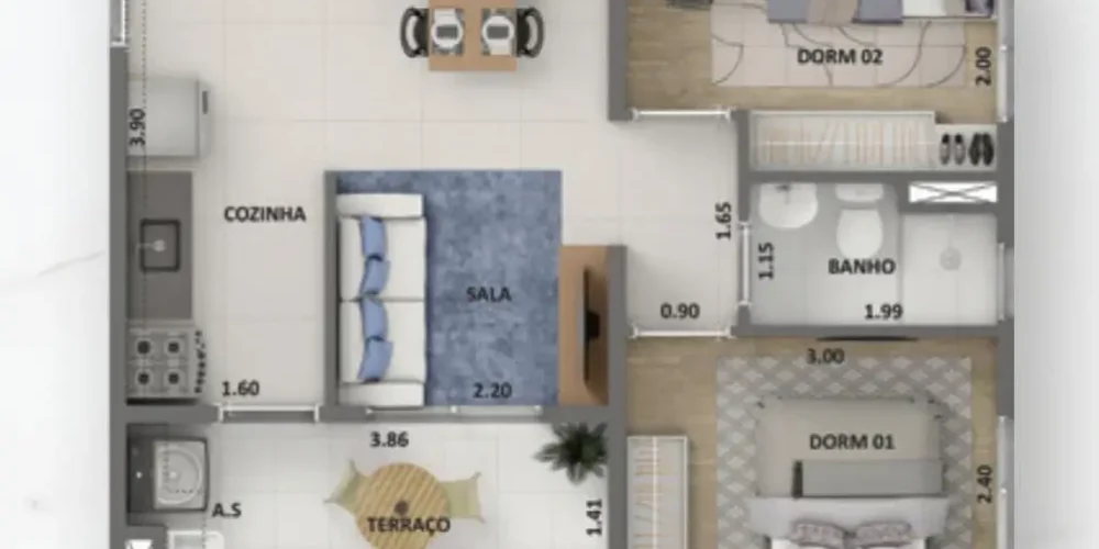 Viva em um espaço dedicado a você e sua familia.